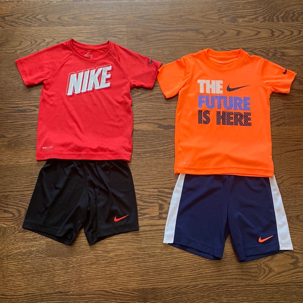 Two Nike short sets. Size boy’s S (5)